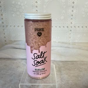 Salt soak bath salts coconut PINK VS